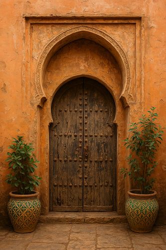 Porte marocaine d'une beauté intemporelle