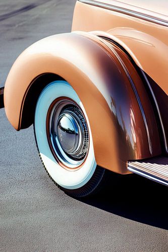 Elegantie van het tijdperk van de klassieke auto