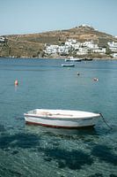 Boat at sea | Mykonos island | Greece travel photography