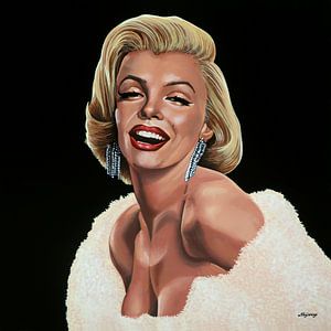 Marilyn Monroe Painting sur Paul Meijering