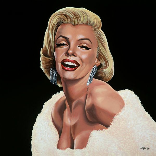 Marilyn Monroe Schilderij par Paul Meijering