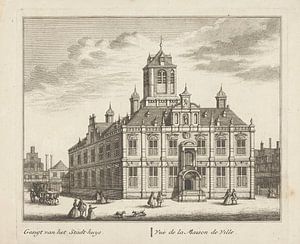 Delft, hôtel de ville, 1736 sur Atelier Liesjes