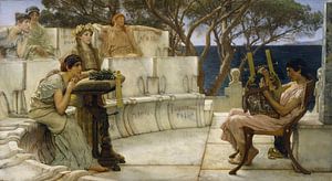 Sappho and Alkaios, Lawrence Alma Tadema