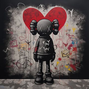 Eine Ode an KAWS, Banksy und die digitale Kunst der Popkultur von Dream Designs art work