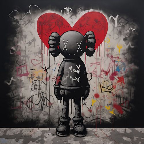 An ode to KAWS, Banksy and Pop Culture Digital Art