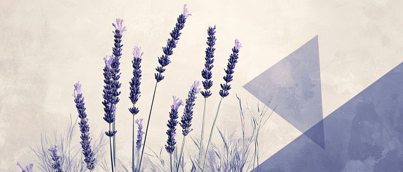 Lavendelblüten in sanften Farbtönen von Poster Art Shop