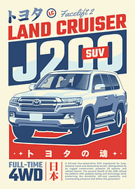 Toyota Land Cruiser J200 sur Kaminarirace