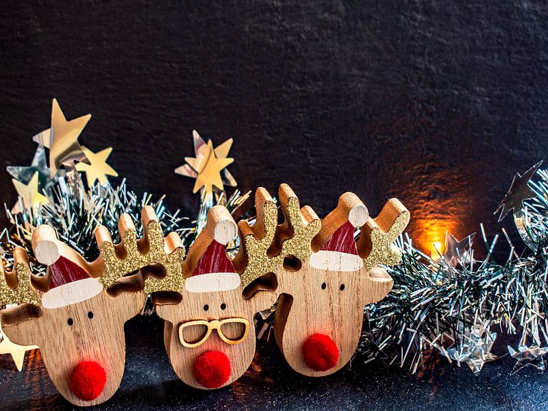 Kerstconcept : de kerstman komt er zo aan van Photoart-Naegele