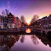 Le canal d'Amsterdam sur Peter de Jong