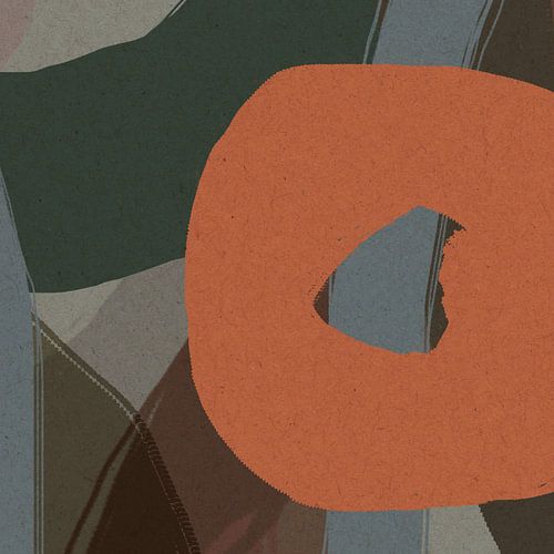 Moderne abstracte kunst in pastelkleuren nr. 1