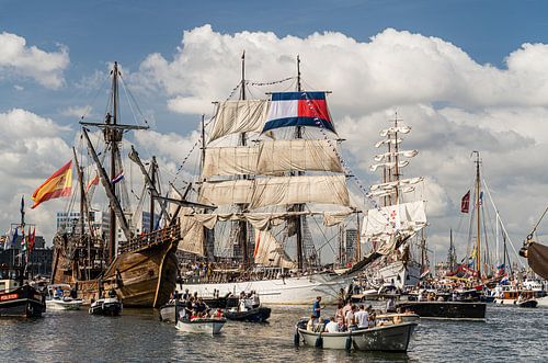 Armada in Amsterdam tijdens de Sail In