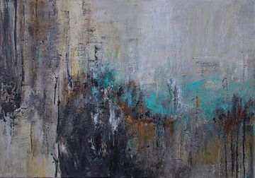 Ohne Titel: Acryl auf Leinen von Altiene Lusseveld