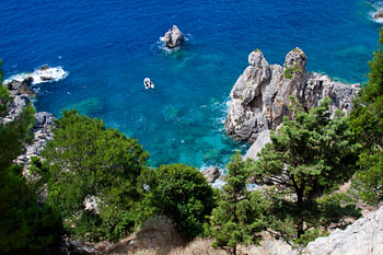 baai Paleokastrites  Corfu