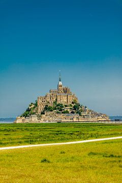 Excursie naar de toeristische trekpleister in Normandië - Le Mont-Saint-Michel - Frankrijk van Oliver Hlavaty