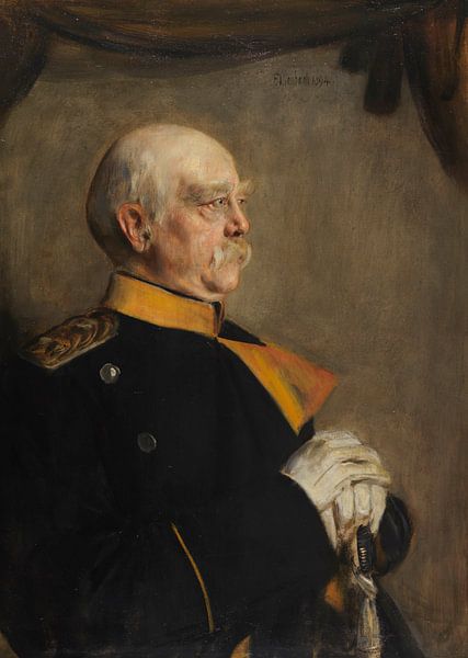FRANZ VON LENBACH, Otto Fürst von Bismarck, 1894 von Atelier Liesjes