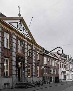 Gezellige straat in Bergen op Zoom