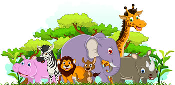 Wildtiere in Afrika
