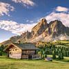 Refuges alpins dans les Dolomites au Tyrol. sur Voss Fine Art Fotografie
