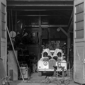 Vintage garage sur Dion de Bakker