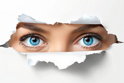 ogen in de muur surrealisme