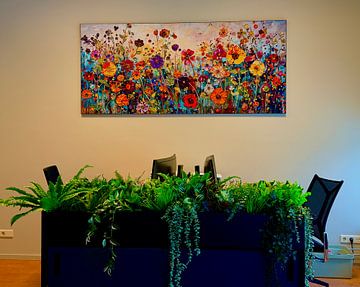 Kundenfoto: Frühlingsblumen von Wunderbare Kunst