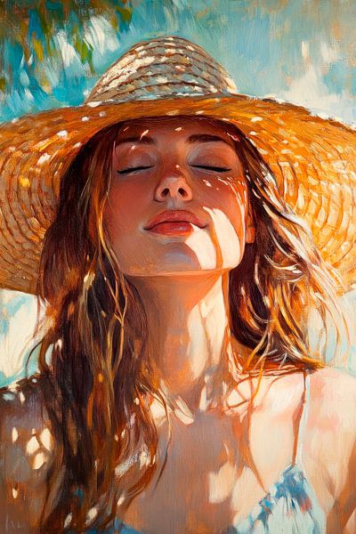 Zonneschijn en vrijheid van Poster Art Shop