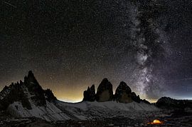 Three Peaks in the Dolomites by Dieter Meyrl