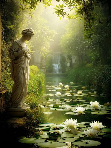 Morning light over the forgotten spring