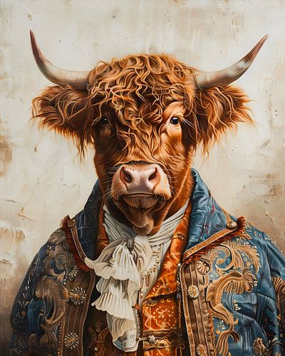 Scottish Highlander Portrait