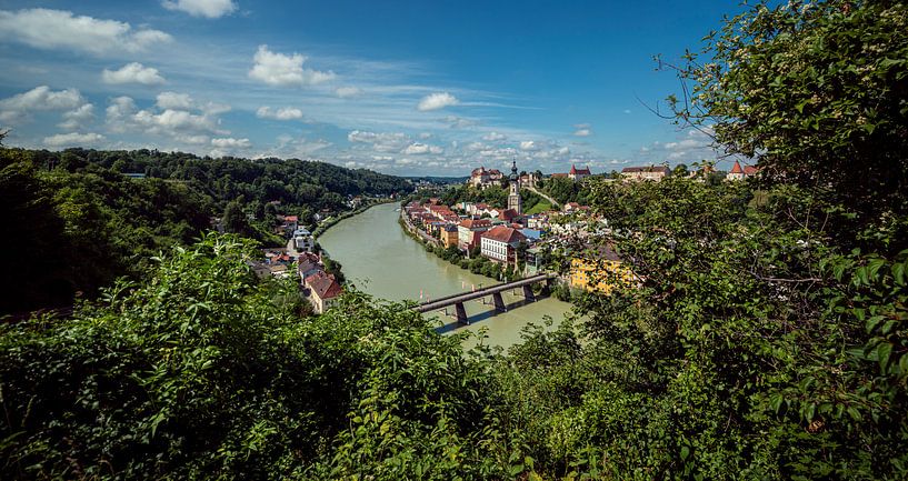 Burghausen on the Salzach by altmodern
