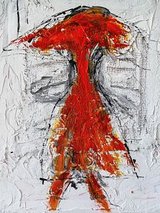 The red chinese man