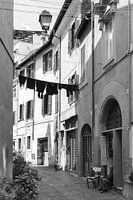 Rom fotografiert in schwarz und weiß, straßenfotografie