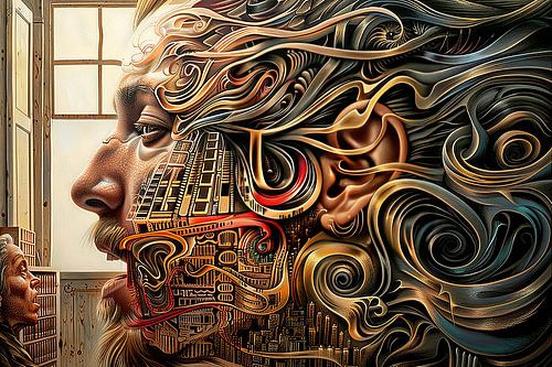 surrealistisch portret