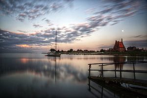 Evening view on Medemblik van Mike Bing