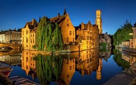 Rozenhoedkaai en Belfort, Brugge