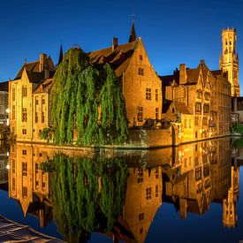 Rozenhoedkaai and Belfort, Bruges by Adelheid Smitt