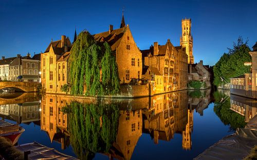Rozenhoedkaai and Belfort, Bruges