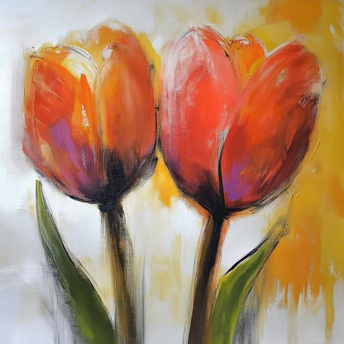 Red tulips by Bert Nijholt