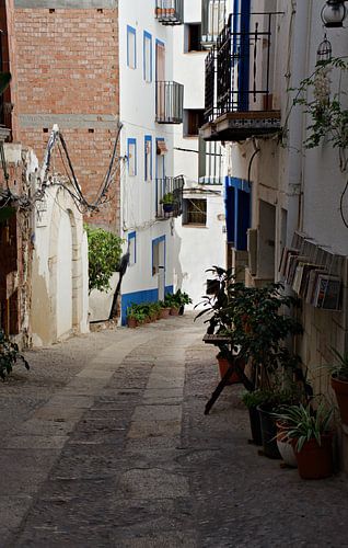 straatje in Peniscola (1)  in Spanje