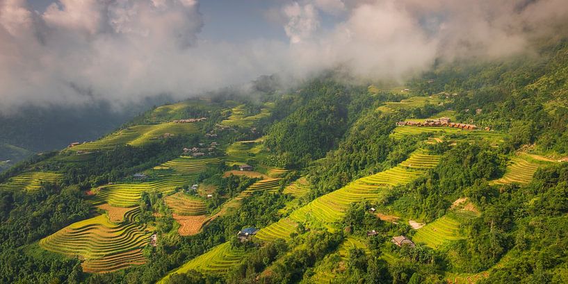 Les spectaculaires rizières de Hoang Su Phì, Vietnam par Antwan Janssen