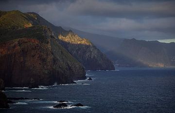 Madeira's beautiful rugged coastline by Eefje John
