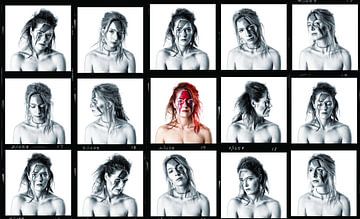 Bowie Collage von Peter Mantel