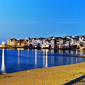 The Blue Hour in the Bay of Cefalù, Sicily - Color Pop by Silva Wischeropp