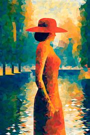 Polygon Lady by Harry Hadders Design