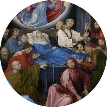 Hugo van der Goes, het sterfbed van Maria, 1475 van Atelier Liesjes
