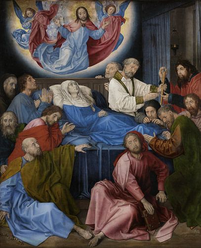 Hugo van der Goes, het sterfbed van Maria, 1475