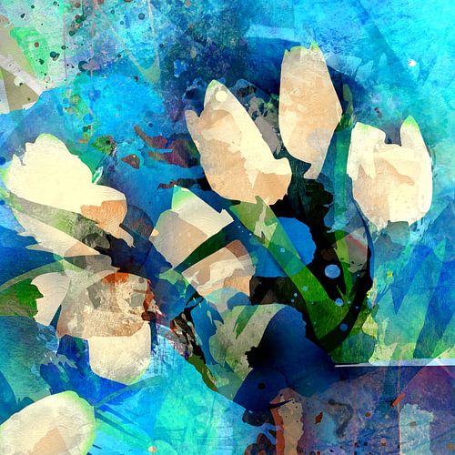 Moderne tulpen - 2026 van Andreas Wemmje