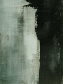 Grüner, moderner und abstrakter Minimalismus von Japandi Art Studio