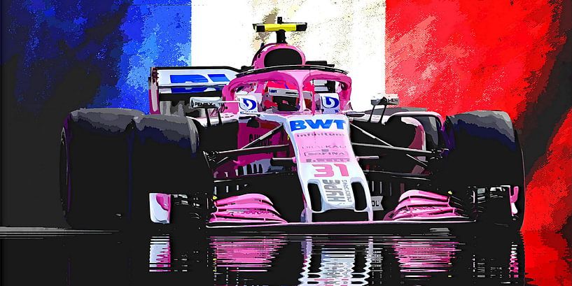 #31 Esteban Ocon 2018 van DeVerviersBelgium