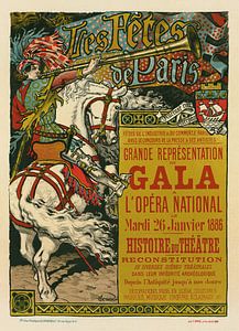 Feste In Paris (1897) von Eugène Grasset